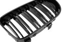 Grill BMW 1 E81 E87 podwójne żeberka Gloss Black