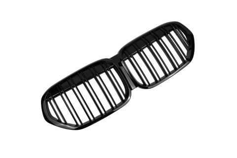 Grill BMW X1 F48 podwójne żeberka Gloss Black
