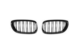Grill BMW 3 E46 podwójne żeberka Gloss Black