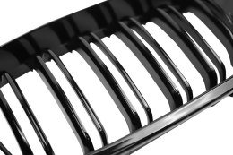Grill BMW 3 E46 podwójne żeberka Gloss Black