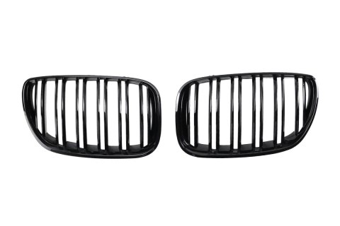 Grill BMW X5 E53 podwójne żeberka Gloss Black