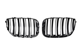 Grill BMW X5 E53 podwójne żeberka Gloss Black