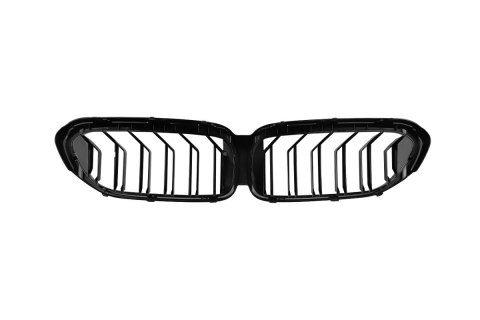 Grill BMW 5 G30 G31 podwójne żeberka Gloss Black