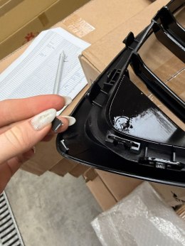 Grill BMW 8 G15 F92 G14 G16 podwójne żeberka Gloss Black