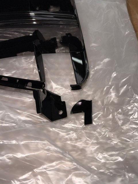 Grill Mercedes-Benz GL X166 GT Gloss Black Camera