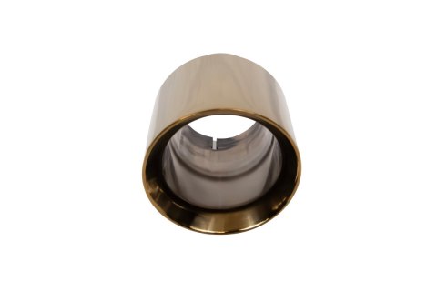 Końcówka tłumika 101mm wejście 76mm Gold