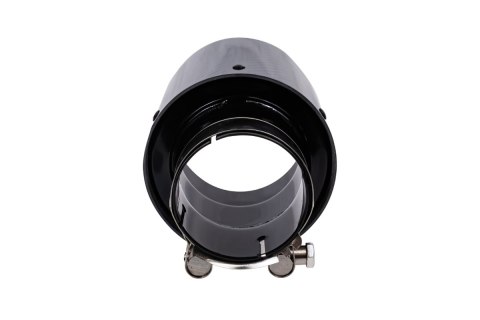 Końcówka tłumika 114mm wejście 70mm Carbon Gloss