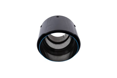 Końcówka tłumika 114mm wejście 76mm Carbon Gloss