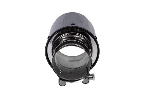 Końcówka tłumika 114mm wejście 76mm Carbon Gloss