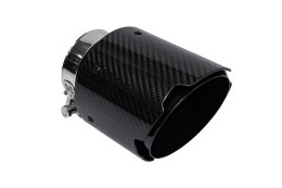 Końcówka tłumika 114mm wejście 76mm Carbon Gloss