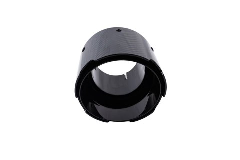 Końcówka tłumika 114mm wejście 76mm Carbon Gloss