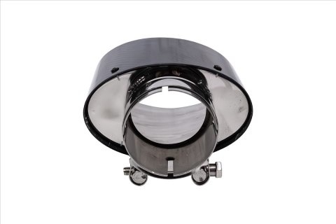 Końcówka tłumika 150x90mm wejście 67mm Carbon Gloss