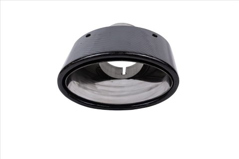 Końcówka tłumika 150x90mm wejście 70mm Carbon Gloss
