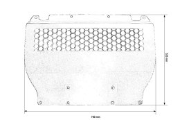 Osłona chłodnicy oleju silnika BMW X3M X4M F98
