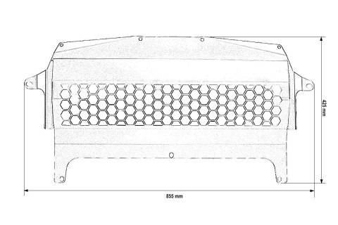 Osłona chłodnicy oleju silnika BMW F80 M3 F82 F83 M4