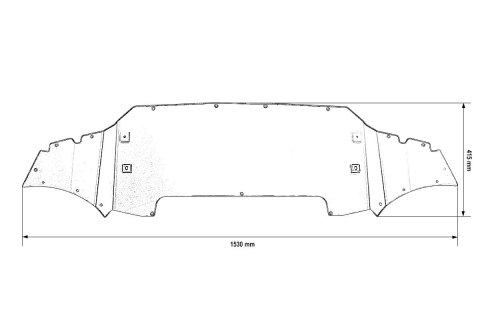 Osłona chłodnicy oleju silnika BMW M2 F87