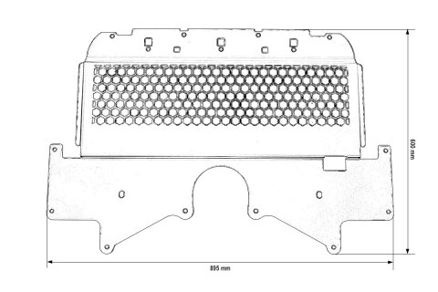 Osłona chłodnicy oleju silnika BMW M2 G87 M3 G80 G81 M4 G8