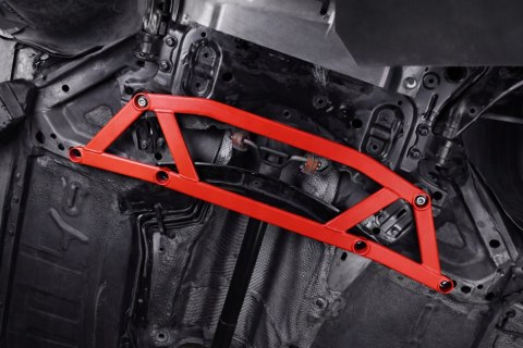 Rozpórka Ford Focus MK2 MK3 przednia dolna Red Aluminium