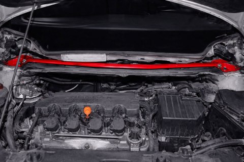 Rozpórka Honda Civic IX przednia górna Red Aluminium