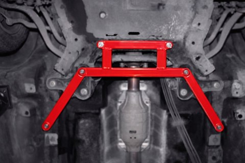 Rozpórka Mazda 6 GG GH przednia dolna Red Aluminium