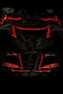 Rozpórka Subaru WRX STi VA przednia dolna Red Aluminium
