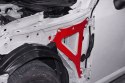 Rozpórka Toyota GT86 BRZ nadkola przód Red Stal