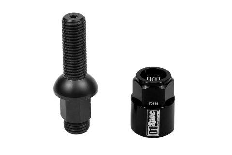 Śruby do kół D1Spec Heptagon 2w1 Stal M12x1,5 33mm Kula Czarne