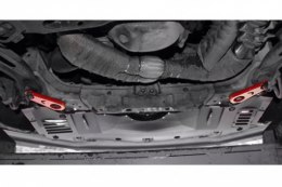 Wzmicnienia Toyota GT86 BRZ przednie dolne short Red