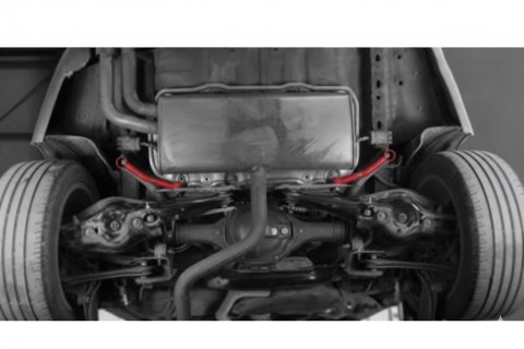 Wzmocnienie Audi A3 8V tylne dolne short Red Aluminium