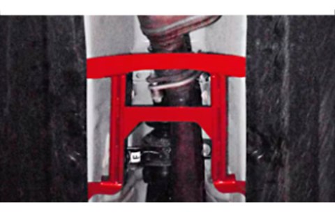 Wzmocnienie Toyota GT86 BRZ środkowe kratownica Red