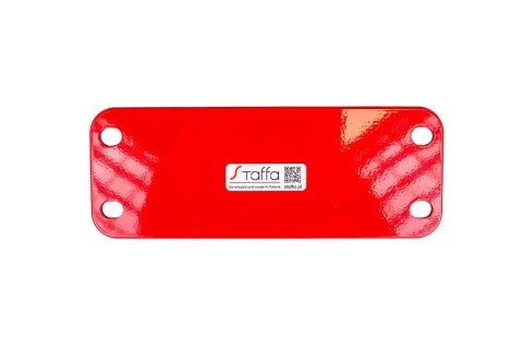 Zestaw rozpórek Audi A4 B9 3 elementów Red Aluminium