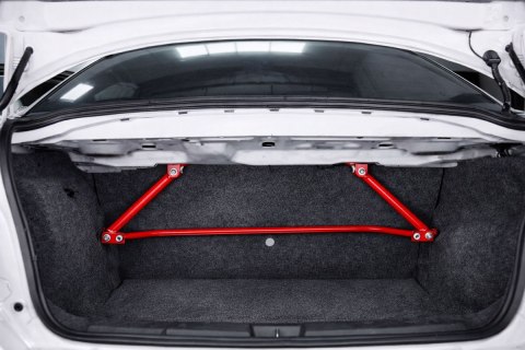 Zestaw rozpórek BMW 3 E46 słupek C Red Aluminium