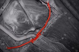 Zestaw rozpórek VW Golf 8 środkowe 3 elementy Red Stal