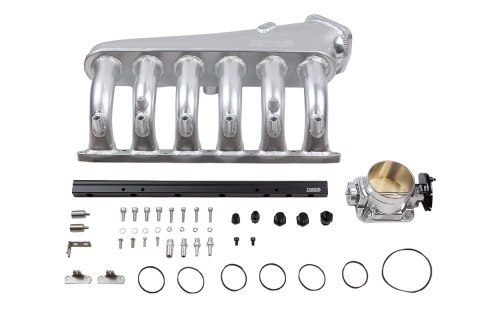 Kolektor ssący BMW E34 E36 M50 z przepustnicą i listwą paliwową