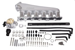 Kolektor ssący Nissan RB25 z przepustnicą i listwą paliwową