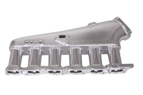 Kolektor ssący Nissan RB25 z przepustnicą i listwą paliwową