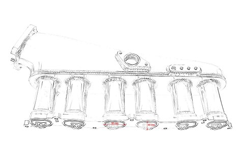 Kolektor ssący Toyota Chaser Supra 1JZ z przepustnicą i listwą paliwową