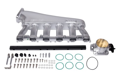 Kolektor ssący Toyota Lexus 1FZ z przepustnicą i listwą paliwową