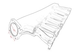 Kolektor ssący Toyota Lexus 1FZ z przepustnicą i listwą paliwową