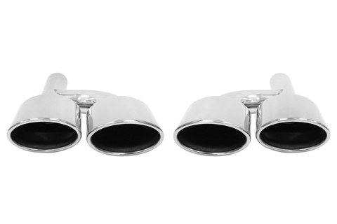 Końcówka tłumika 126x74mm wejście 51mm Mercedes C63 AMG