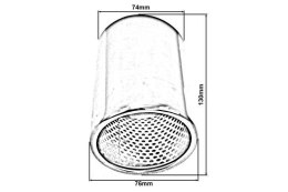 Końcówka tłumika 76mm wejście 76mm
