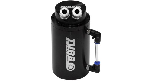 Oil catch tank TurboWorks 10mm Black