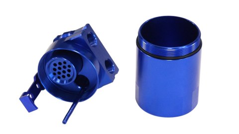 Oil catch tank TurboWorks PRO Blue 10,15 mm