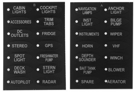 Panel przełączników 12V SPST/ON-OFFx3, 1xGZ, 2B 15A IP68