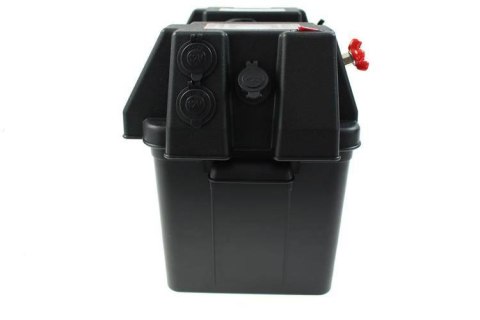 Skrzynka obudowa akumulatora z akcesoriami 340x195x205