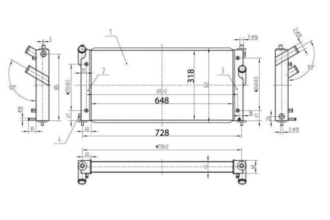 Sportowa Chłodnica Wody Toyota Celica 2000-2005