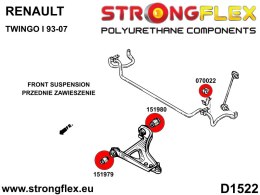 Kompletny zestaw zawieszenia SPORT - Renault Twingo