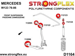 Tuleja mocowania amortyzatora przedniego SPORT - Mercedes W123 (76-86)