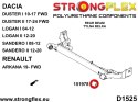 Tuleja tylnej belki SPORT - Dacia Logan