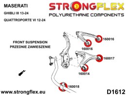Tuleja wahacza tylnego wleczonego przednia SPORT - Maserati Ghibli
